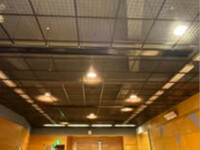 着工前(柔道場)